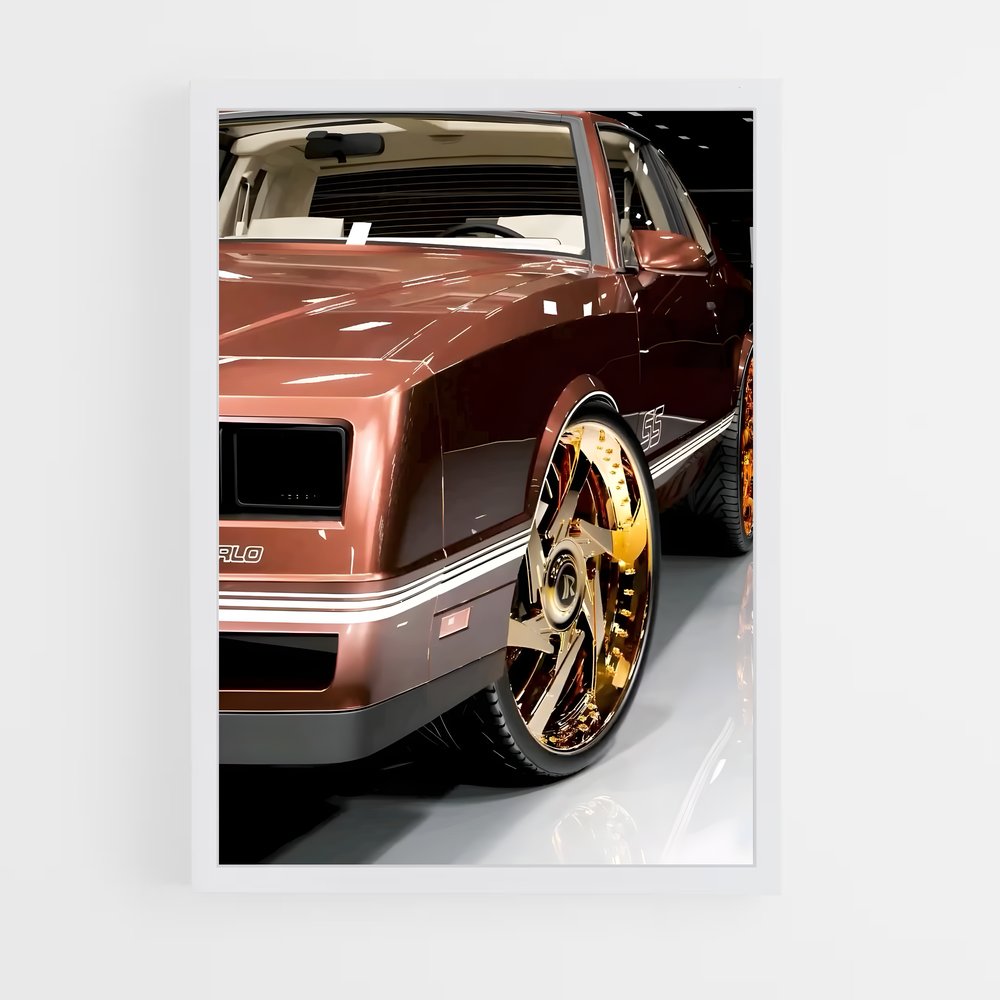 Poster Monte Carlo Gold – affiche Chevrolet (vue 3)
